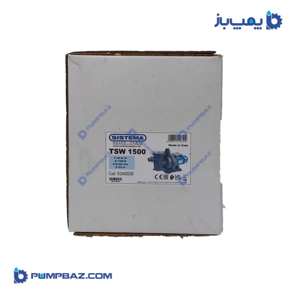 کارتن پمپ آب یک و نیم اسب استخری سیستما از کنار