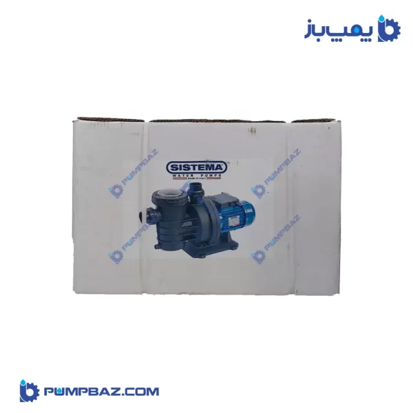 کارتن پمپ آب یک و نیم اسب استخری سیستما روبرو