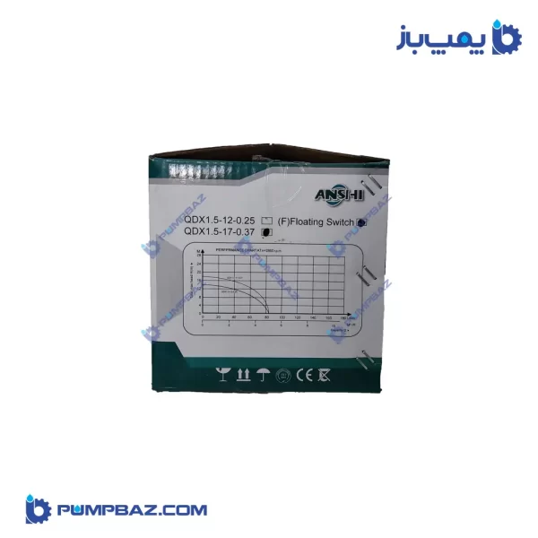 کارتن پمپ کفکش نیم اسب آنشی از بغل