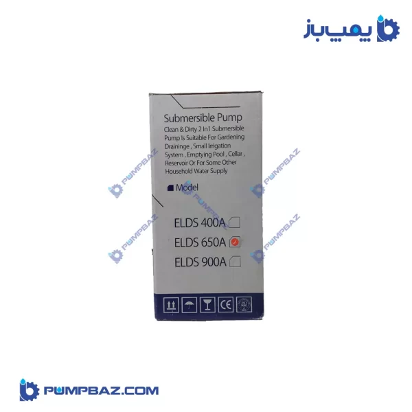کارتن پمپ کفکش نیم اسب الکو از بغل