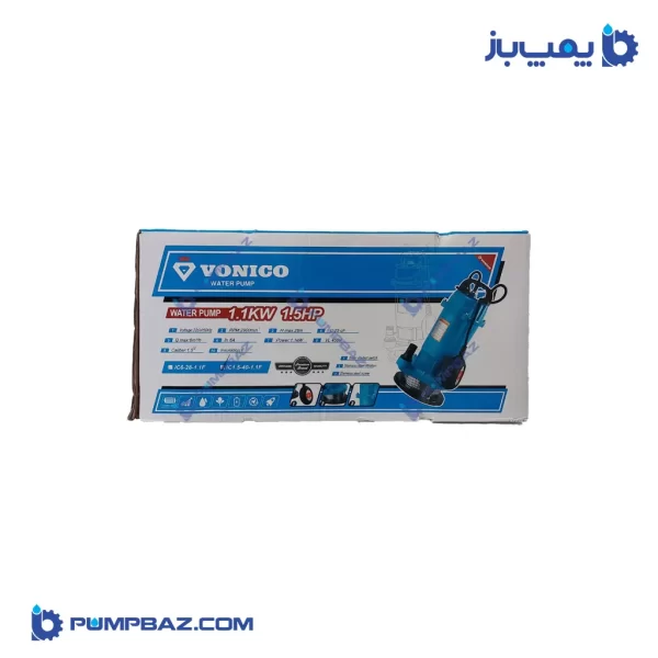 کارتن پمپ کفکش یک و نیم اسب وونیکو